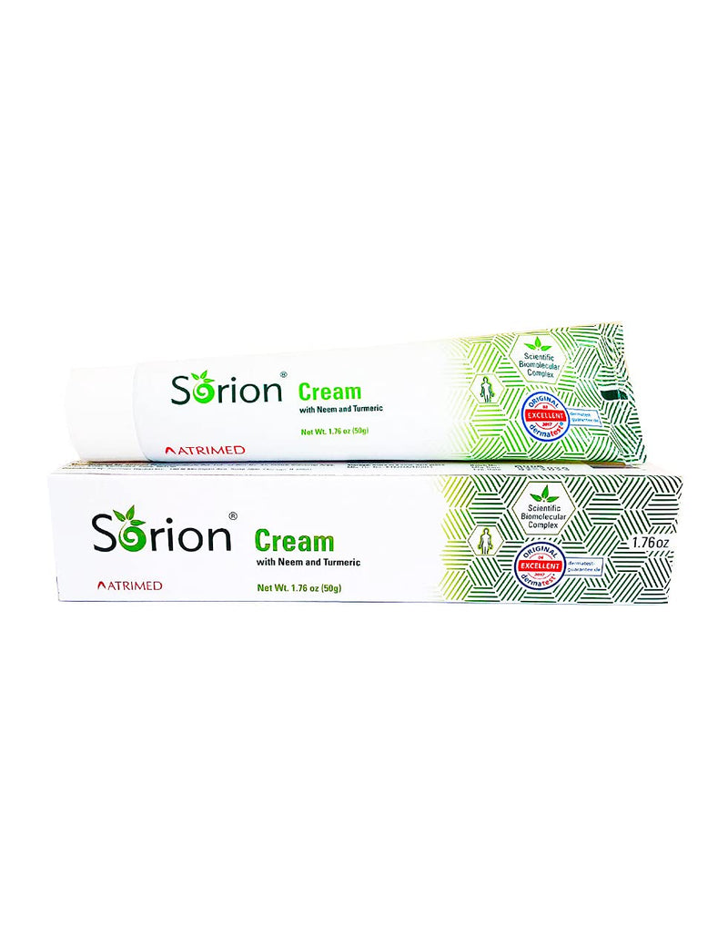 Sorion Cream - Psoriasis Eczema - Herbal Care with Coconut Oil, Neem and Turmeric for Supporting Clear Skin - BeesActive Australia