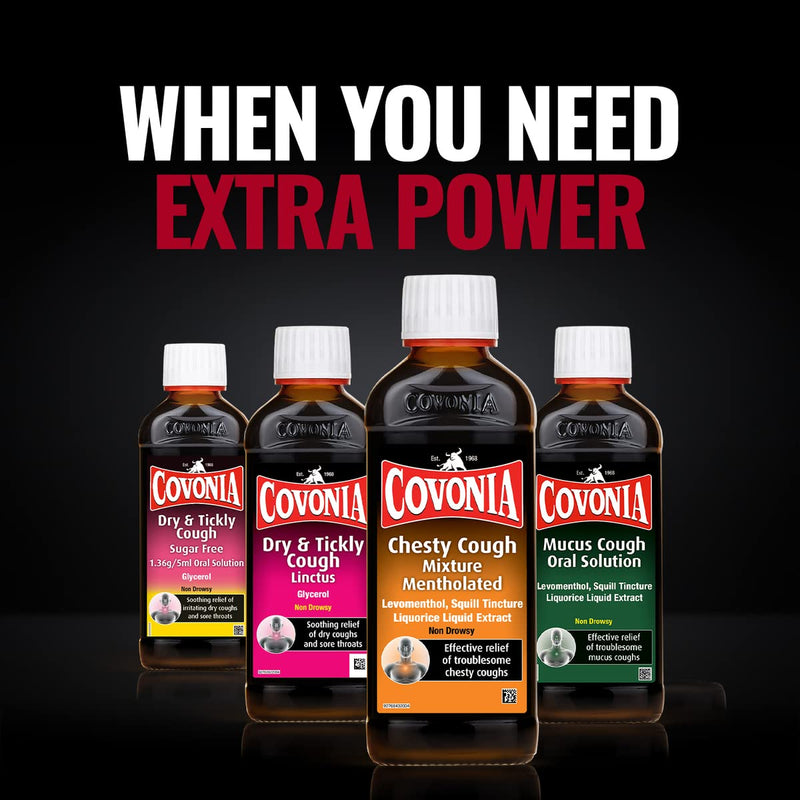 Covonia Double Impact Cough Drops Original 51g Extra Strong warming flavour and menthol vapour - BeesActive Australia