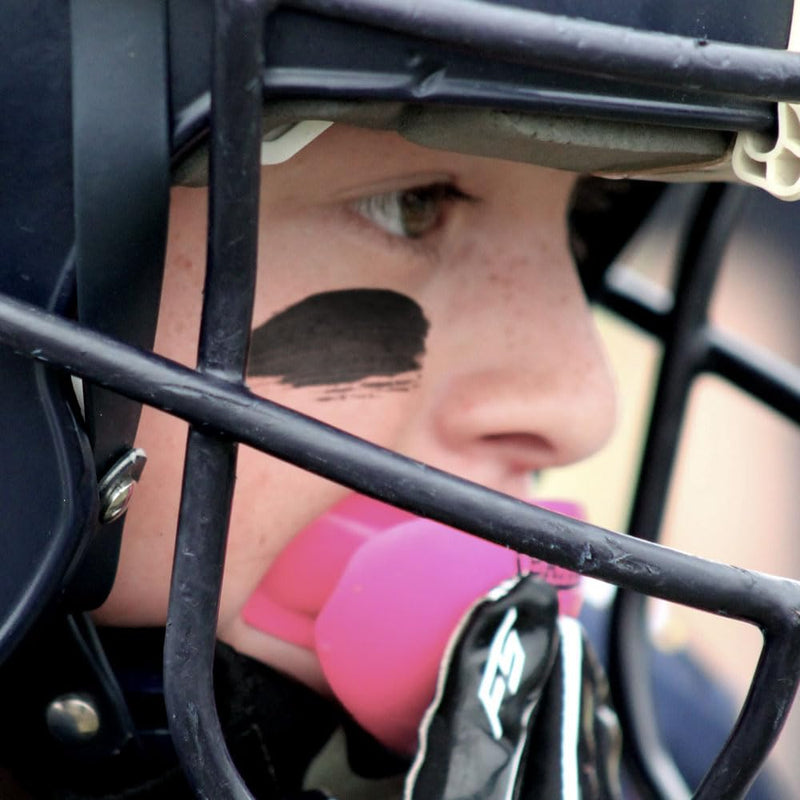 EyeBlack Anti-Glare Under Eye Black Sports Grease Stick for Pro Performance - Softball, Football, Baseball, Soccer, Cheer, Volleyball – Tailgate, Championship, Playoffs, Game Day - Black, 1 Stick - BeesActive Australia