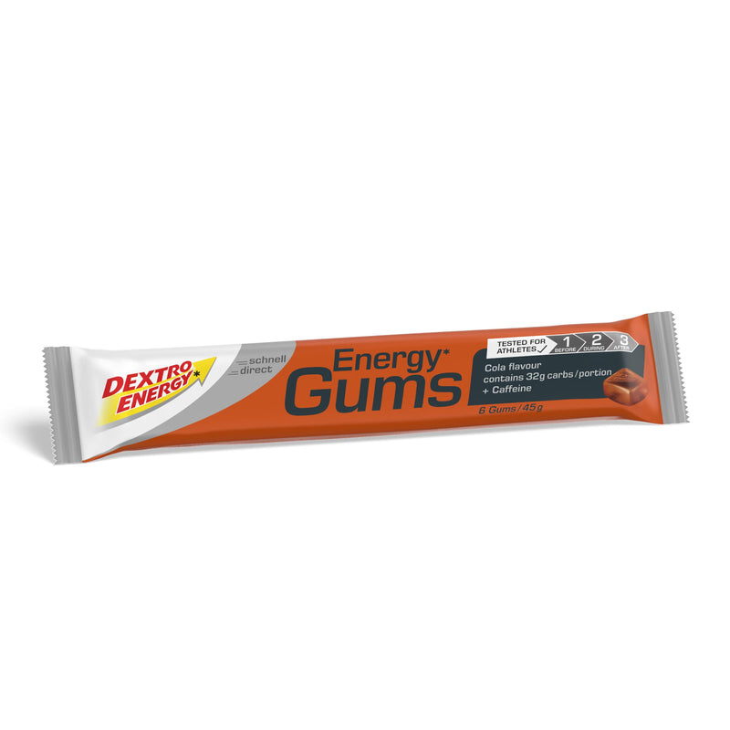 Dextro Energy I Energy Gums | Cola + Caffeine I Pocket Size Energy on the Go | For active lifestyle| Good Taste I Vegan I 8 x 45 g - BeesActive Australia