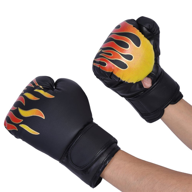 [AUSTRALIA] - VGEBY1 Grappling Gloves, Colorful Child Boxing Fighting Sparring Punching Kickboxing Grappling Sandbag Gloves for Kids Exercise BLACK 