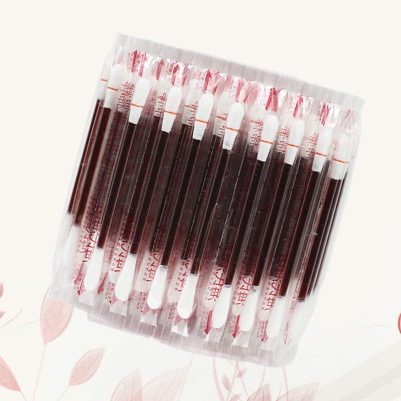 Exceart 100Pcs Disposable Medical Iodine Cotton Stick Iodine Disinfected Cotton Swab Climbing Aid First Aid Survival Supplies - BeesActive Australia