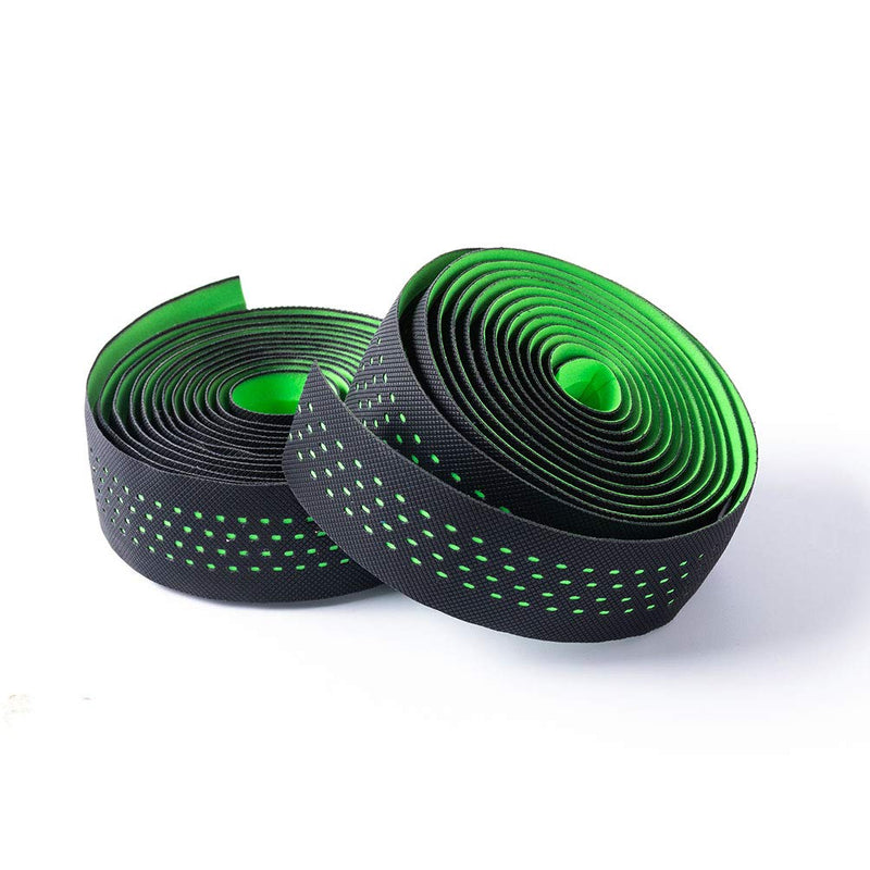 Bike Handlebar Tapes, Road Bicycle Bar Tape, EVA Handle Wraps for Road Cycling Handlebars 2 Rolls (Green) Green - BeesActive Australia