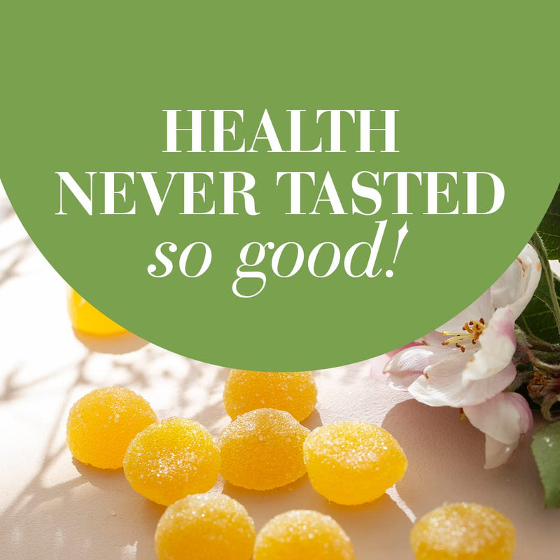 New Nordic Apple Cider Vinegar Gummies 60 Pack - with The Mother - Sugar Free Vegan Supplement Vitamins - Suitable for Men and Women - Dairy and Gluten Free - BeesActive Australia