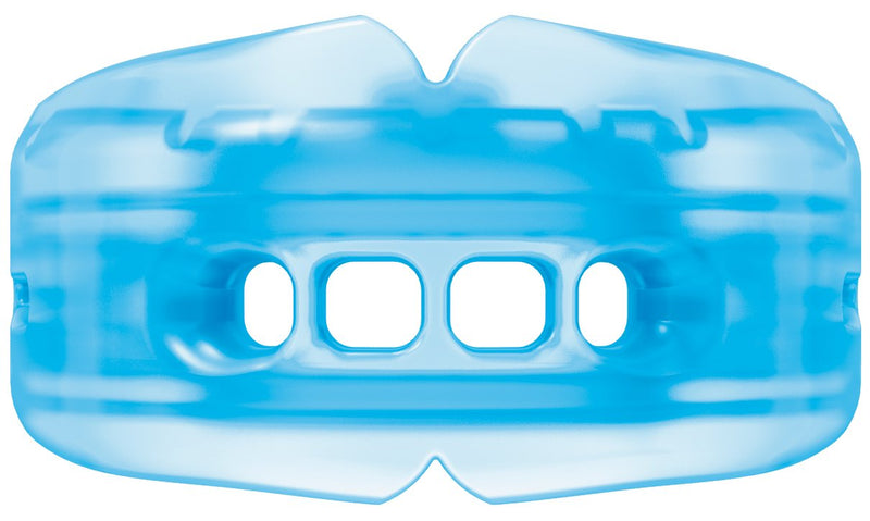 Shock Doctor Double Braces Mouth Guard, Full Protection, Instant Fit, Adult & Youth Sizes Blue 12+ yrs STRAPLESS - BeesActive Australia