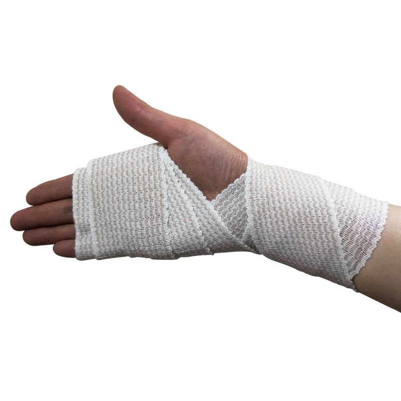 ZJCCTO Elastic Bandage 6 Pack. 2 Inches Wide x (13 to 15 ft. when stretched) with Hook and Loop on Both Ends, Latex Free Bandage. Perfect Compression Wrap for Varicose Veins,Sprained Ankle - BeesActive Australia