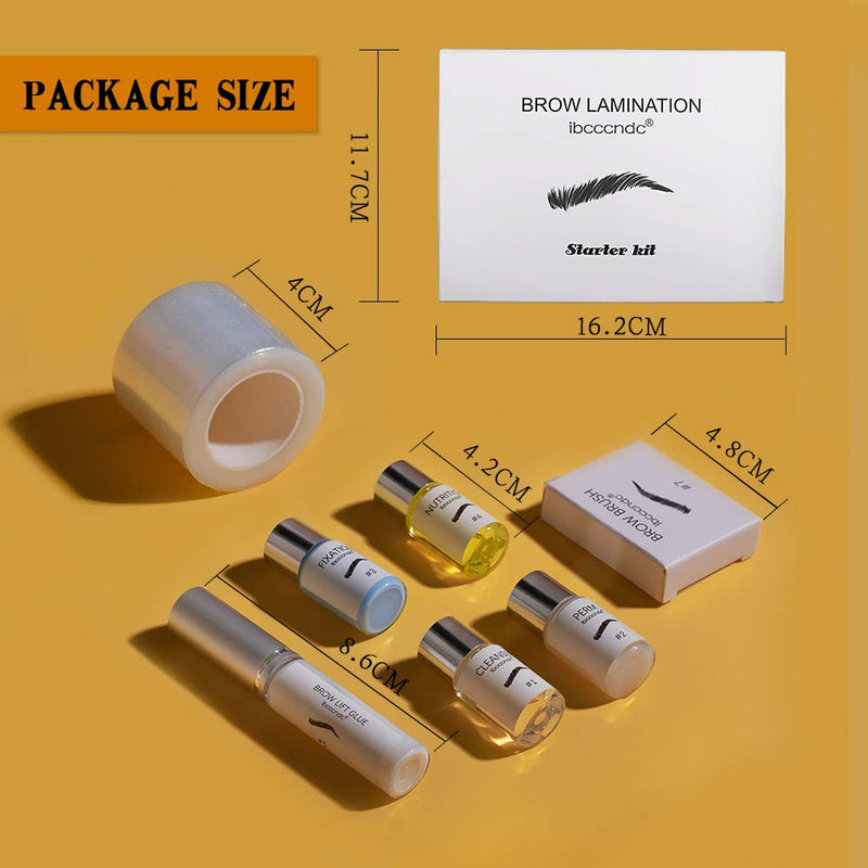 Eyebrow Lamination Kit -- Buqikma Professional Brow Lift Kit Eyebrows Lift Styling Kit Suitable for DIY and Salon (with plastic film) with plastic film - BeesActive Australia