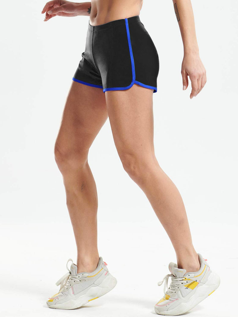 CADMUS Hot Summer Shorts for Women Sexy Booty Shorts for Beach Volleyball X-Small Pack of 1: Black (Blue), 2301# - BeesActive Australia