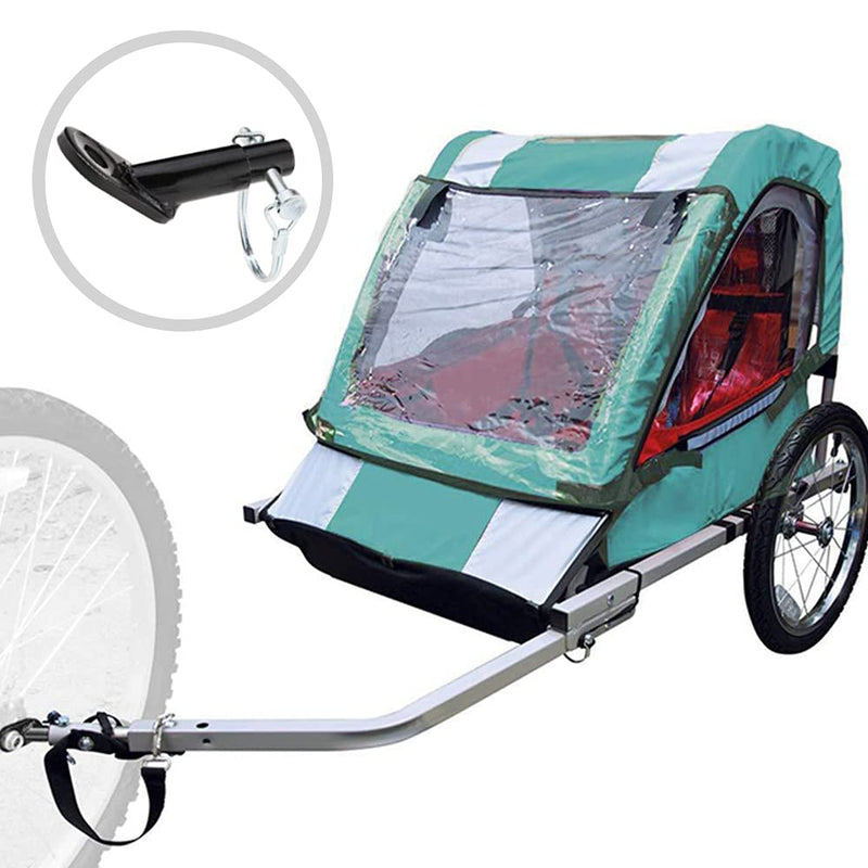 Bicycle Rear Racks Coupler Hitch Connector Attachment Angled Elbow for Instep & Schwinn Bike Trailers, Child, Cargo, Pet Bike Trailers Cycling Rear Carrier Mount Adapter Accessories Steel - BeesActive Australia