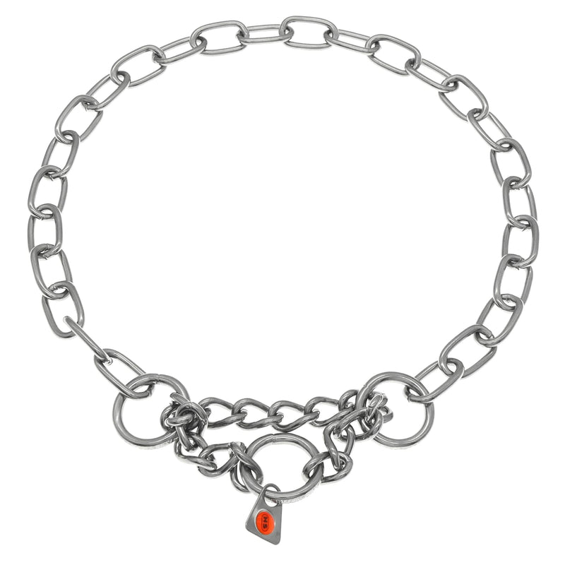Herm Sprenger Stainless Steel Fur Saver Dog Collar Medium Link Professional Training Collar Assembly Chain Correction Slip Chain for Medium Large Dogs Made in Germany (16in (40cm)) 16in (40cm) - BeesActive Australia