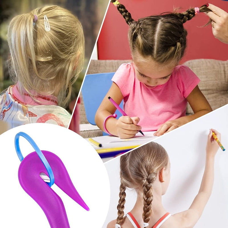 3pcs Elastic Rubber Hair Bands Remover Cutter,Pony Pick For Cutting Pony Rubber Hair Ties Pain Free Ponytail Remover Tool - BeesActive Australia