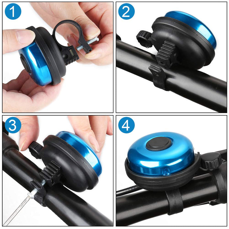 Accmor Classic Bike Bell, Aluminum Classical Bicycle Bell, Loud Crisp Clear Sound Bicycle Mountain Road Bike Bell for Adults Kids - BeesActive Australia