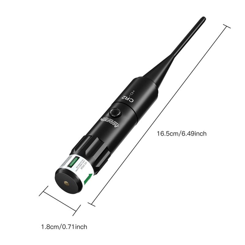 GUNDOTA Green Laser Bore Sight Kit for .177 to 12GA Multiple Caliber, Barrel Laser Universal Bore Sighter AME Point Laser Sighting with Button Switch for Hunting Zeroing Rifle Pistol - BeesActive Australia