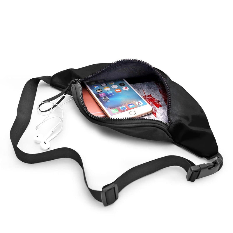 Black Cat Fanny Pack For Men Women,With Adjustable Zipper Lightweight Strap Waist Pack For Casual Running Hiking Black Cat - BeesActive Australia
