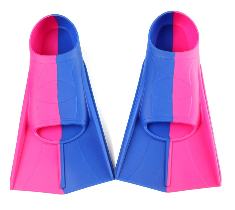 Foyinbet Kids Swim Fins,Short Youth Fins Swimming Flippers for Lap Swimming and Training for Child,Girls,Boys NavyBlue / Red Small - BeesActive Australia
