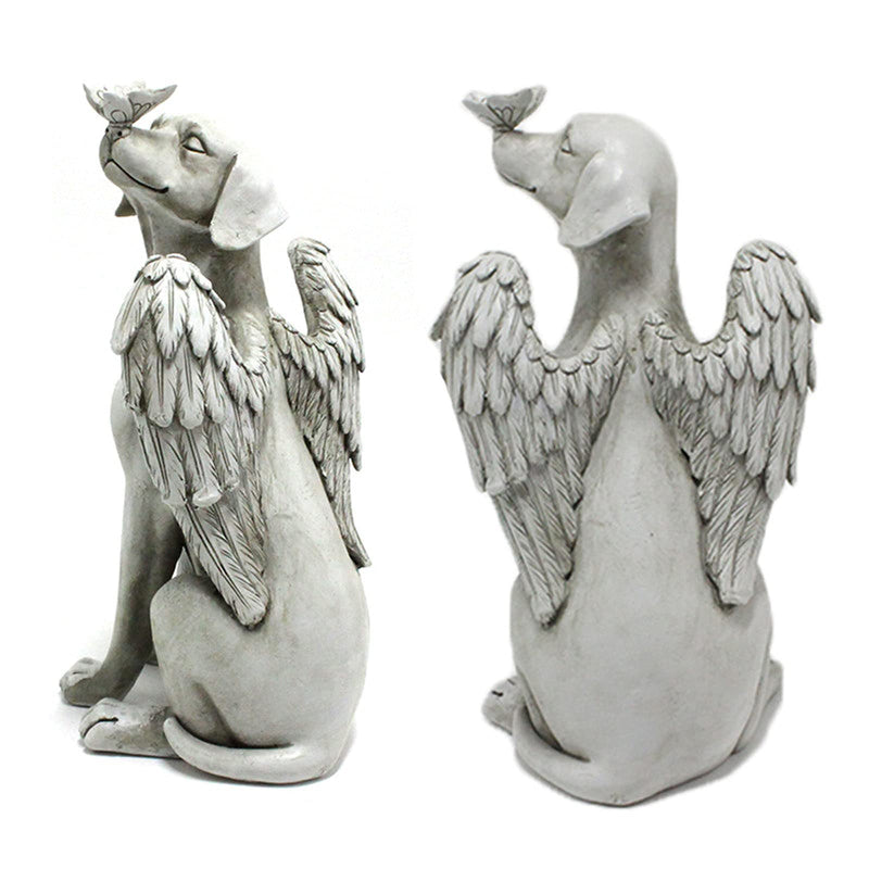 Dnoifne Angel Dog Memorial Statue, Pet Memorial Stones for Dogs, Angel Dog Memorial Gifts, Dog Passing Away Gifts, Pet Loss Gift for Dog Basic Model - BeesActive Australia