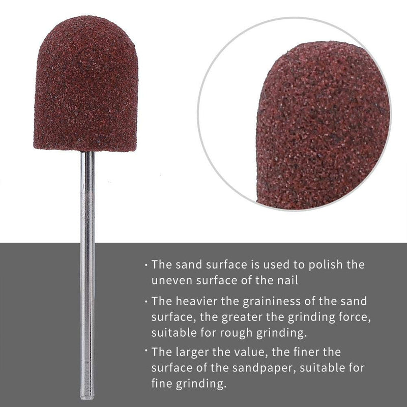 East buy - Sanding Grinding Head - 10pcs Nail Dedicated Head Grinding Sanding Cap Polisher Sand Manicure Pedicure Tool(1319) 13*19 - BeesActive Australia