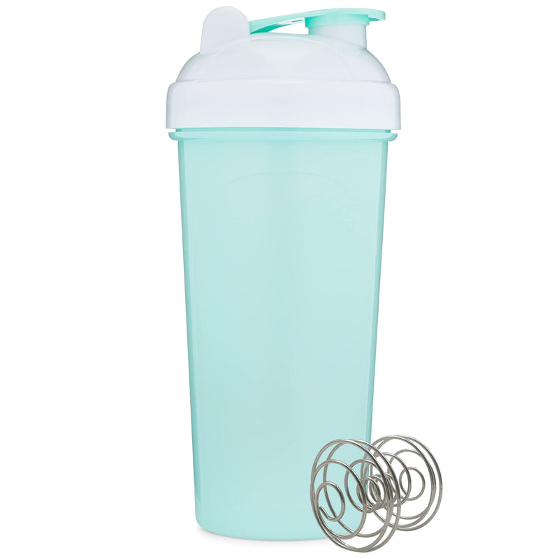 [4 Pack] 28 oz Shaker Bottle | Protein Shaker Bottle 4-Pack with Mixing Agitators (Black/Rose, Purple/White, Pink, Mint/White) | Shaker Bottle for Protein Mixes Pack is BPA Free and Dishwasher Safe 28 Ounces Black/Rose, Purple/White, Pink, & Mint/White - BeesActive Australia