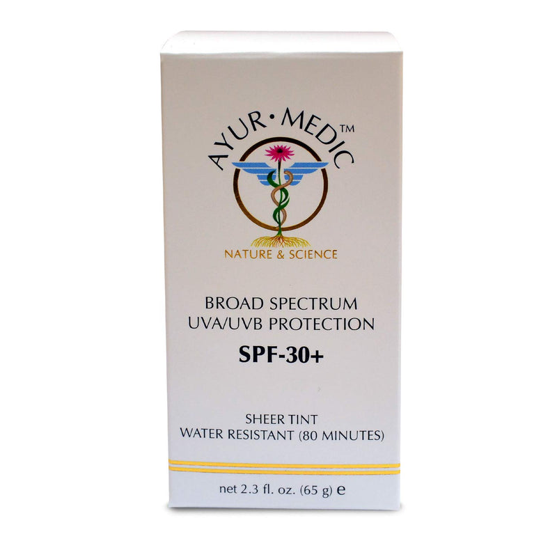 Ayur Medic SPF 30+ Sheer-Tinted Sunscreen Water Resistant 30 Min. - BeesActive Australia