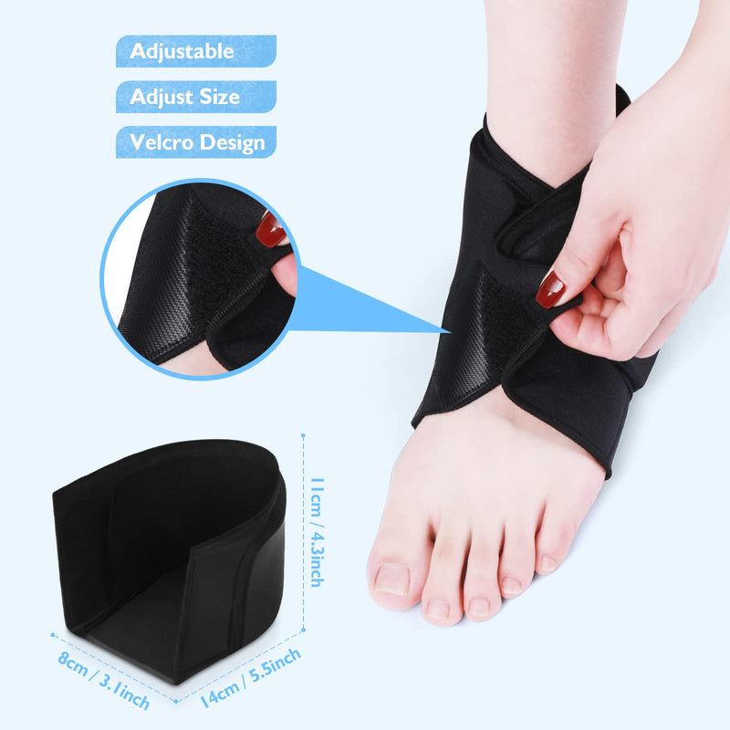Heel Ice Pack for Pain Relief, Helthrelife Gel Ankle Ice Pack Wrap Adjustable for Heel Pain, Plantar Fasciitis, Achilles Tendinitis, Dry Cracked Heels, Sprain, Sports Injuries Pack of 1 - BeesActive Australia