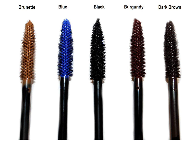 5 Color Set of Length Volume Mascara Doll Eye Style (Black, Blue, Burgundy, Brunette, Brown) - BeesActive Australia