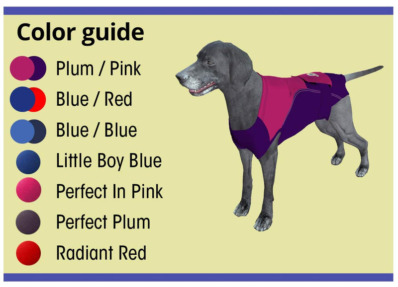 SurgiSnuggly Washable Disposable Dog Diapers Keeper is Made with American Textile - for Male and Female Dogs - Fits Puppies to Adult Dogs - A Simple Solution to an Everyday Problem Xtra Large Long (Pack of 1) Plum/Swirl - BeesActive Australia