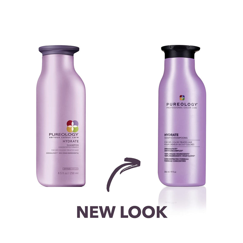 Pureology | Hydrate | Moisturising Shampoo | For Medium to Thick Dry, Colour Treated Hair | Vegan | 266 ml (Pack of 1) 266 ml (Pack of 1) - BeesActive Australia