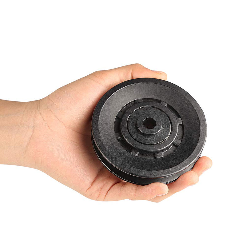 Topfinder 90mm Universal Bearing Pulley Wheel for Cable Machine Gym Equipment Part Garage Door 6 PCS - BeesActive Australia