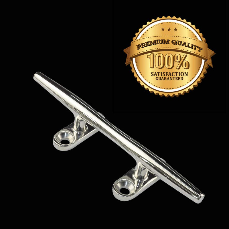 Ayunwei 316 Stainless Steel Dock Cleats Rope Cleat Open Base Cleat for Boats Marine and Decoration of 2 pcs 6" - BeesActive Australia