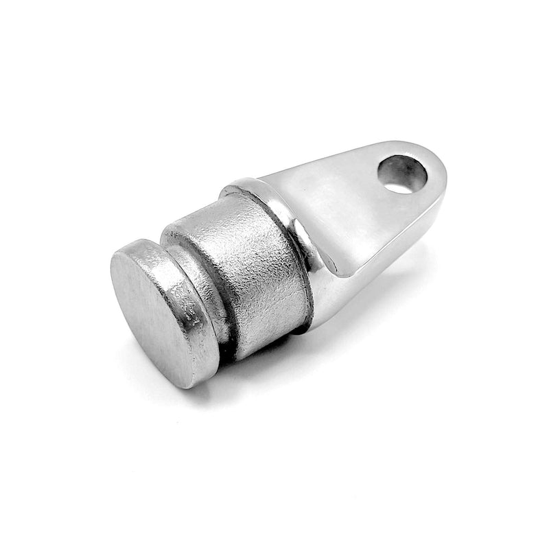 Amadget 2PCS Stainless Steel Boat Bimini Top Fitting Round Inside Eye End Hardware for O.D. 7/8”Tube - BeesActive Australia