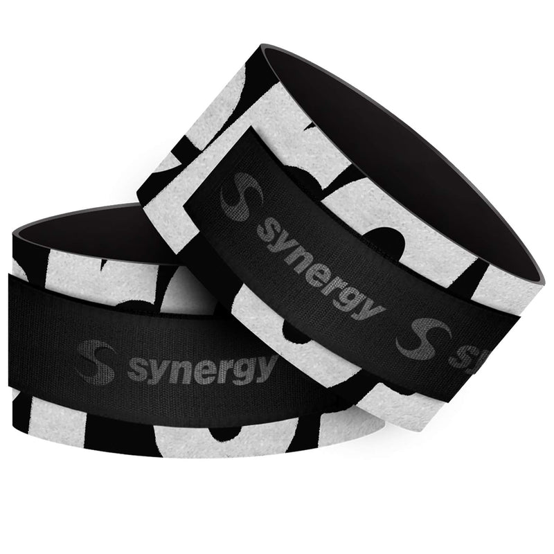 [AUSTRALIA] - Synergy Timing Chip Strap Set Black/Silver 