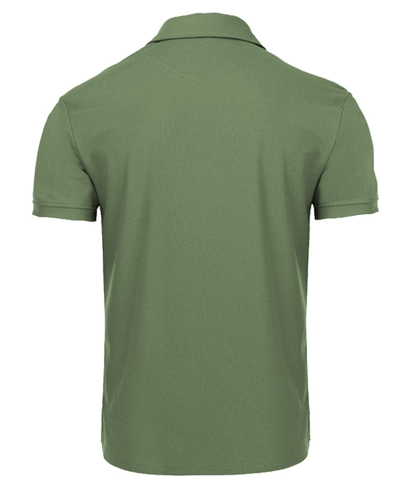 ZITY Mens Polo Shirt Short Sleeve Sports Golf Tennis T-Shirt 012-green X-Large - BeesActive Australia