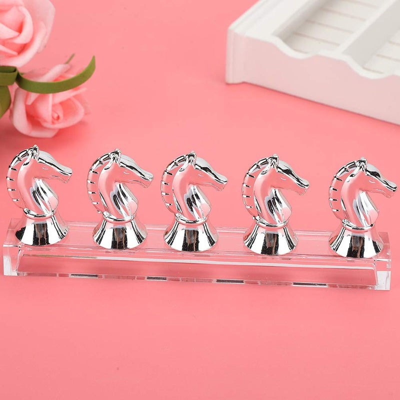 Nail Tip Practice Rack Magnet Adsorption Horse Head False Nail Display Support Holders Magnetic Acrylic Nail Tip Practice Display Holder DIY Nail Art Display Stand(02) 02 - BeesActive Australia