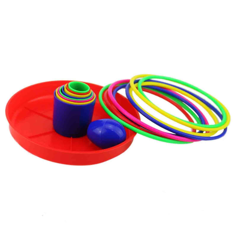 Ogrmar 18" Colorful Plastic Sport Ring Toss Game Set for Kids - BeesActive Australia