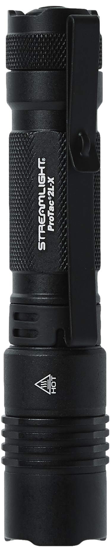 STREAMLIGHT 88063 ProTac 2L-X 500 Lumen Professional Tactical Flashlight with High/Low/Strobe Dual Fuel Use 2x CR123A or 1x Rechargeable Li-iON Batteries and Holster - 500 Lumens,Black W/ CR123A Batteries Easy-open Box - BeesActive Australia