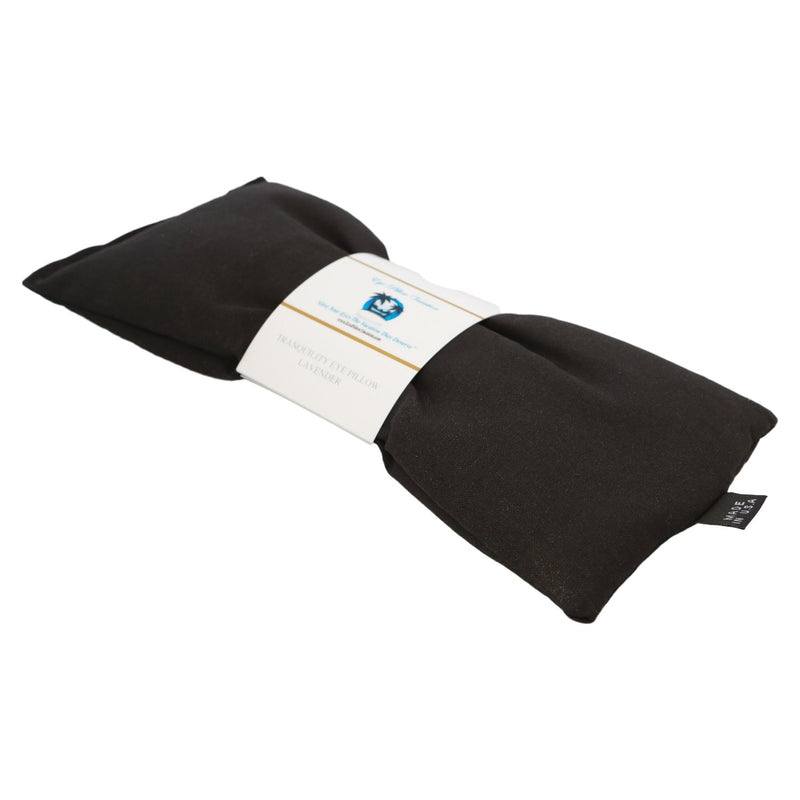 [AUSTRALIA] - Lavender Eye Pillow - Migraine, Stress & Anxiety Relief - #1 Stress Relief Gifts - Made in USA,! (Black - Organic Cotton) Black - Organic Cotton 