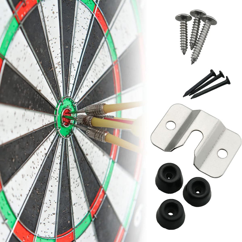 DGHAOP Dartboard Mounting Bracket Kit Hardware Accessories Wall Hanging Portable Dart Board Set with Pads and Screws Dart Holder - BeesActive Australia