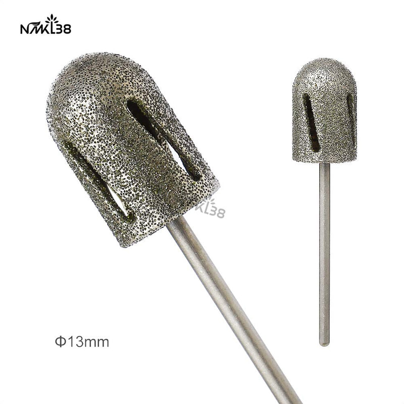 NMKL38 Diamond Pedicure Cone Bit for Cracked Skin Corns Callus Removal, Feet Filing Tool 3/32" Rotary Burrs (13MM) 13MM - BeesActive Australia