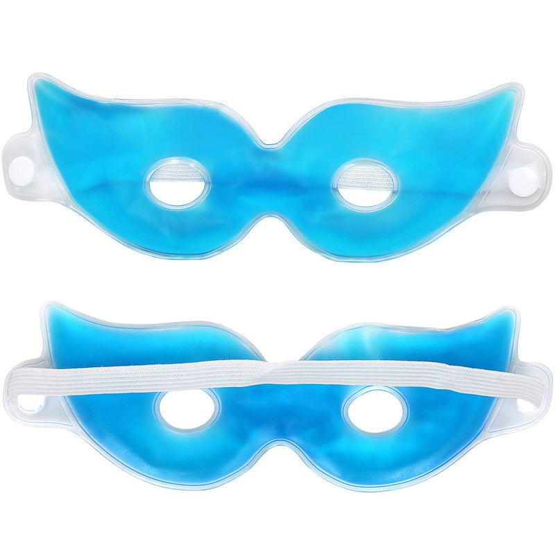 TRIXES Relaxing Gel Eye Mask with Holes - Cool and Hot Headache Tension Relief - Soothing for Puffy Eyes - BeesActive Australia