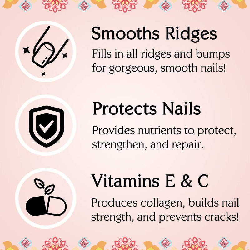 786 Cosmetics - Conditioning Ridge Filler, Smooths Ridges, Repairs and Protects the Nails, Nourishing Base Coat, Conditioning Vitamins E and C, Makes Ridges Vanish - BeesActive Australia