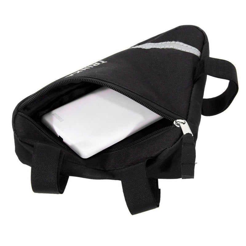 MOOCY Sport Bicycle Bike Storage Bag Triangle Saddle Frame Pouch for Cycling Black - BeesActive Australia