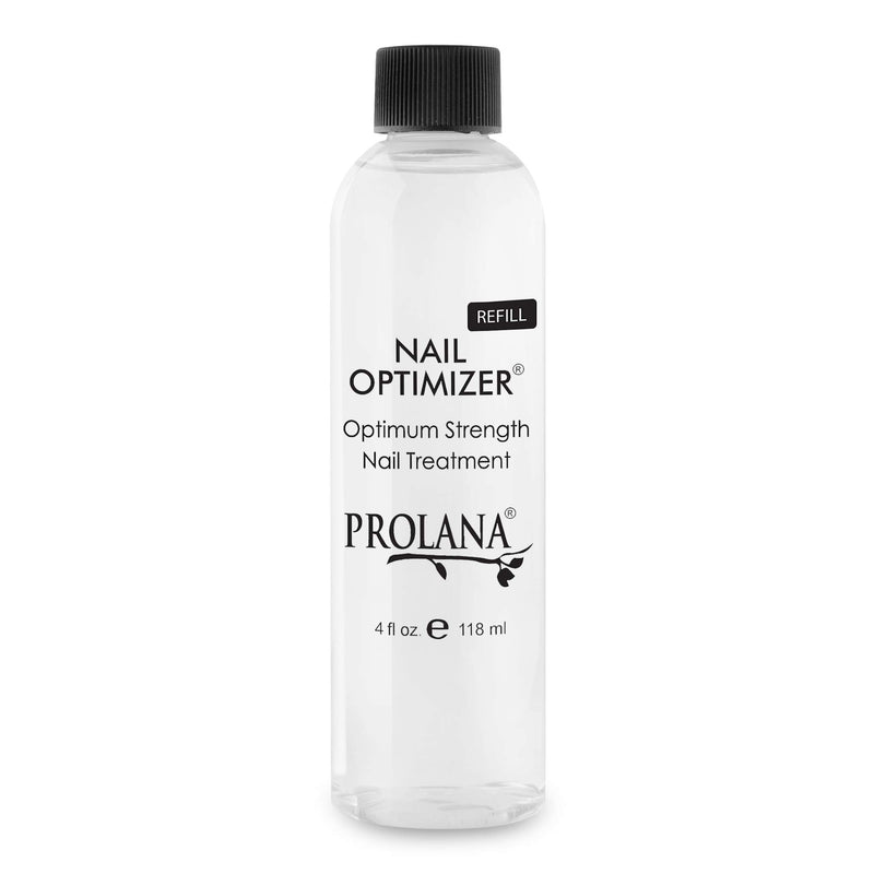 Prolana Nail Optimizer One-Step Multi Use Nail Fortifier, Nail Hardener, Nail Strengthener - Optimum Strength Nail Treatment (Refill Size) 4 oz/ 120 ml - BeesActive Australia