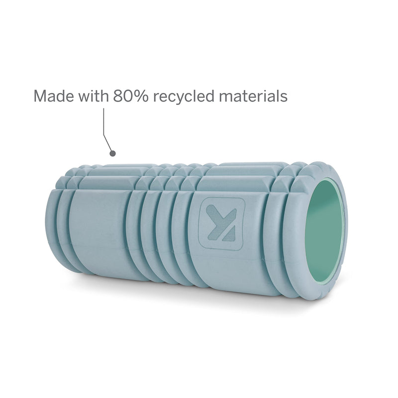 TRIGGERPOINT Recycled Grid Foam Roller for Exercise, Deep Tissue Massage and Muscle Recovery, Original (13-Inch), Blue - BeesActive Australia