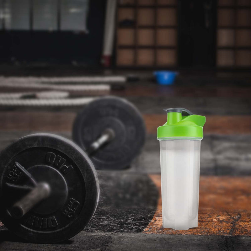 HOMESHOPA Powder Shaker Bottles, 700ml Protien Shaker Bottle with Mixer Ball for Supplement Shakes, Leakproof Screw On Lid & Secure Drinking Flap Cap, BPA Free Large Sport Gym Blender Bottle-Pack of 2 - BeesActive Australia