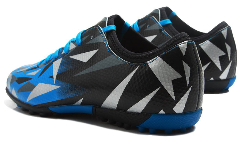 T&B Kids' Youth Turf Soccer Cleats Shoes Indoor Football Casual Outdoor Sports (Little Kid/Big Kid) 76516 6 Big Kid Blue - BeesActive Australia