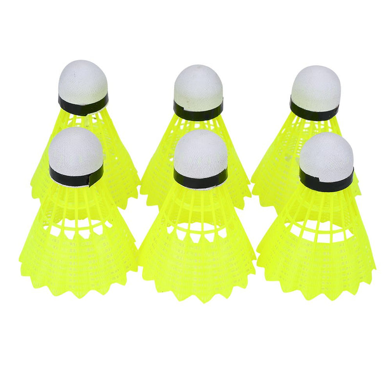 Alomejor 6Pcs Badminton Shuttlecocks Nylon Badminton Ball for Outdoor Sports Training - BeesActive Australia