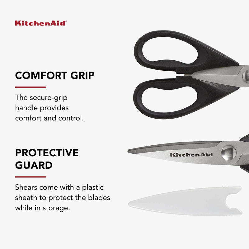 KitchenAid All Purpose Shears with Protective Sheath, One Size, Black - BeesActive Australia