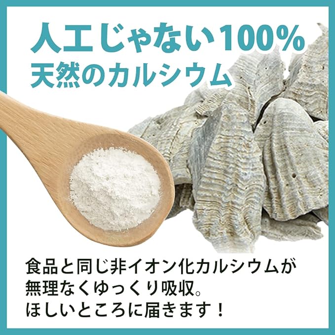Health food raw material shop Weathered shellfish calcium 100% powder from Yakumo, Hokkaido Supplement (nutritional functional food) About 2 months supply 100g x 1 bag - BeesActive Australia