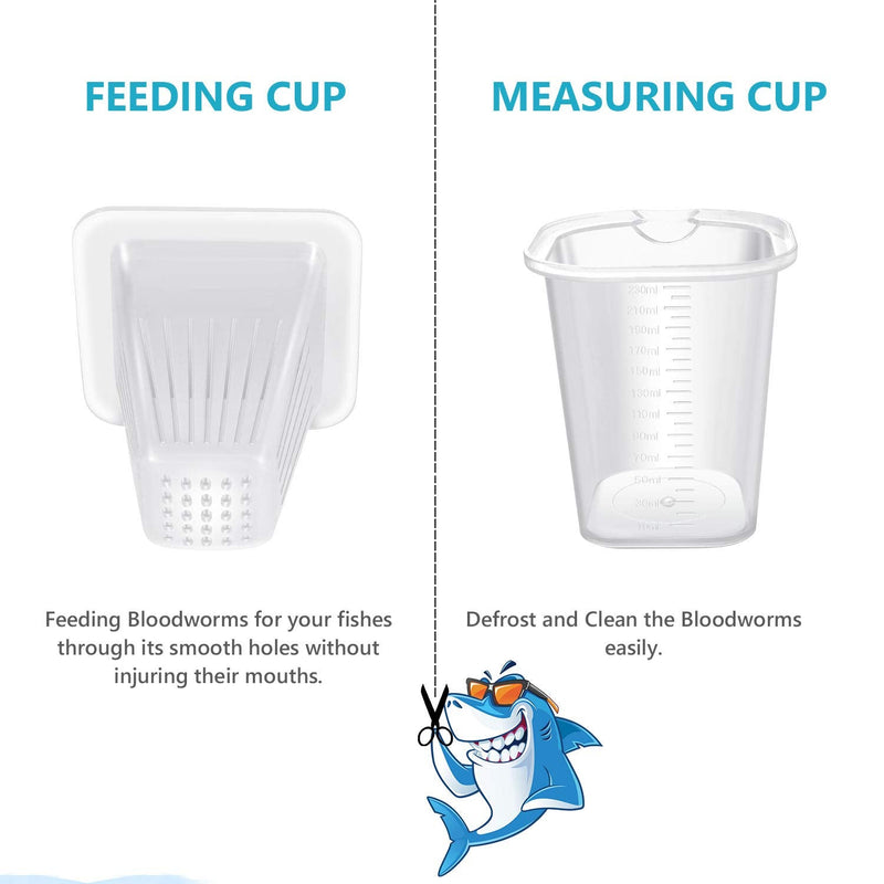 Fischuel Aquarium Feeding Ring Floating Rings Food Feeder Feeding Trough with Suction Cup for Fish Feeder Square-Black - BeesActive Australia