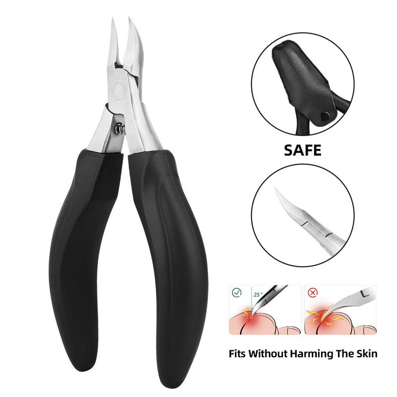 Toenail Clipper for Ingrown or Thick Toenails- Toenails Trimmer and Professional Podiatrist Toenail Nipper - Best Nail Clipper & Pedicure Tool for Seniors - Stainless Steel … - BeesActive Australia